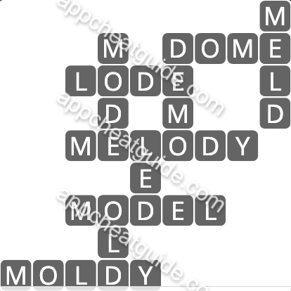 Wordscapes 103 Pass 7 Canyon image answer