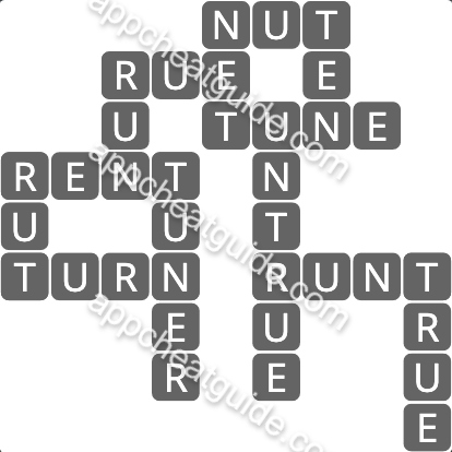 Wordscapes 105 Pass 9 Canyon image answer