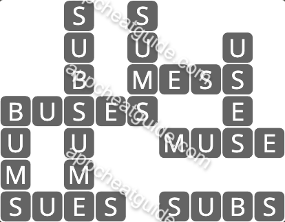 Wordscapes 1062 Above 6 Vista image answer