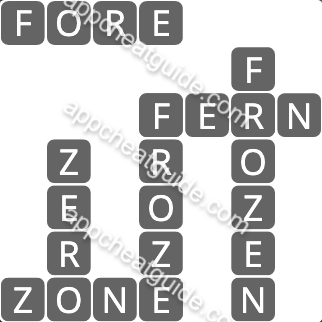 Wordscapes 1065 Above 9 Vista image answer