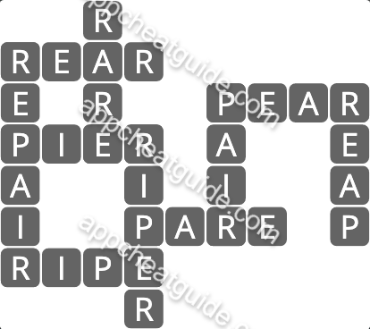 Wordscapes 1067 Above 11 Vista image answer