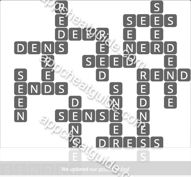 Wordscapes 1068 Above 12 Vista image answer