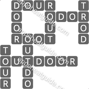 Wordscapes 1078 Fall 6 Vista image answer