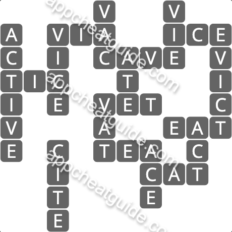 Wordscapes 1081 Fall 9 Vista image answer