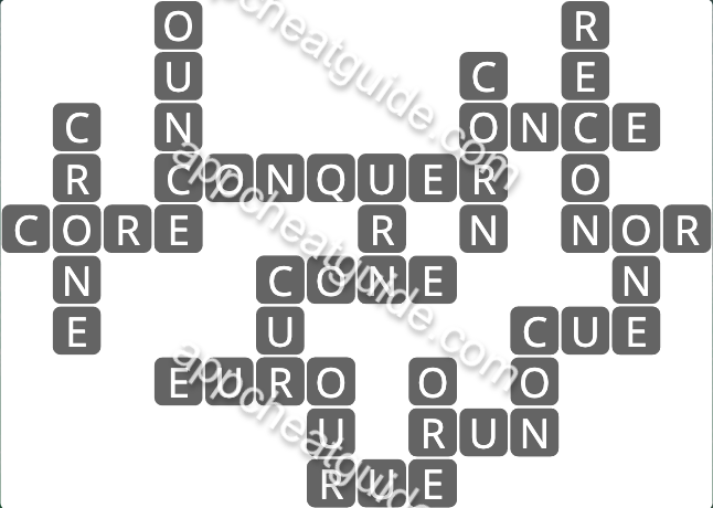 Wordscapes 1093 Below 5 Vista image answer