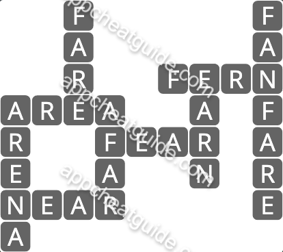 Wordscapes 1094 Below 6 Vista image answer