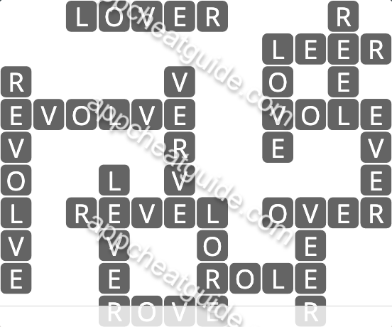 Wordscapes 1104 Below 16 Vista image answer
