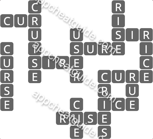 Wordscapes 1135 Mist 15 Cliff image answer