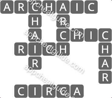 Wordscapes 1151 Bright 15 Cliff image answer