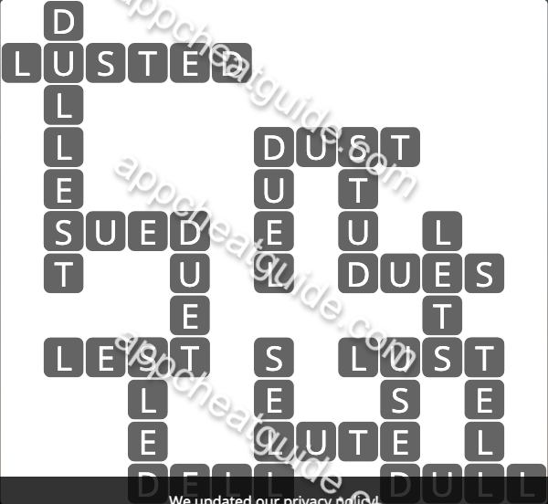 Wordscapes 1208 Fresh 8 Beach image answer