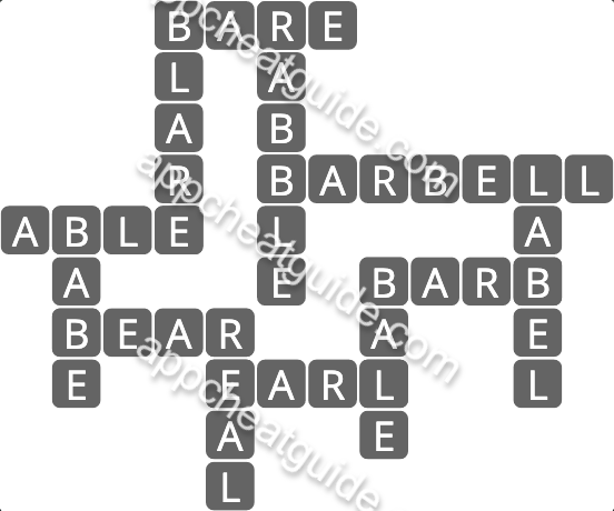 Wordscapes 1244 Wash 12 Beach image answer