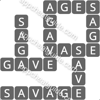 Wordscapes 1245 Wash 13 Beach image answer