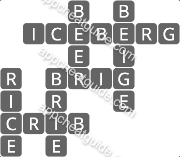 Wordscapes 1269 Pebble 5 Beach image answer