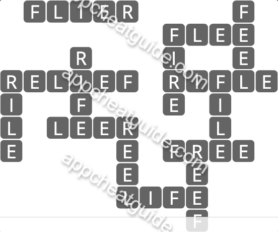 Wordscapes 1303 Valley 7 Fog image answer