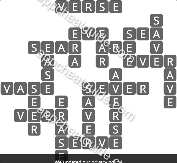 Wordscapes 1330 Range 2 Fog image answer