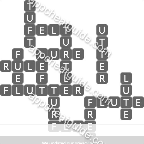 Wordscapes 1332 Range 4 Fog image answer