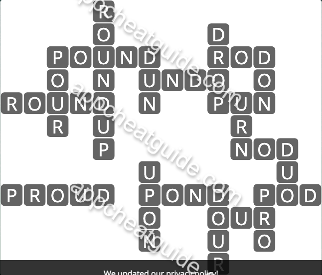 Wordscapes 1342 Range 14 Fog image answer