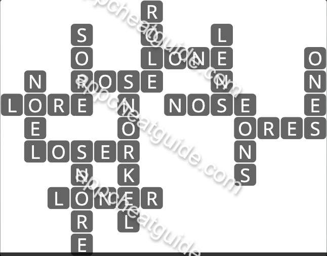 Wordscapes 1360 River 16 Fog image answer