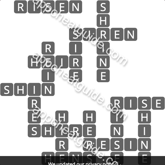 Wordscapes 1420 Polar 12 Celestial image answer