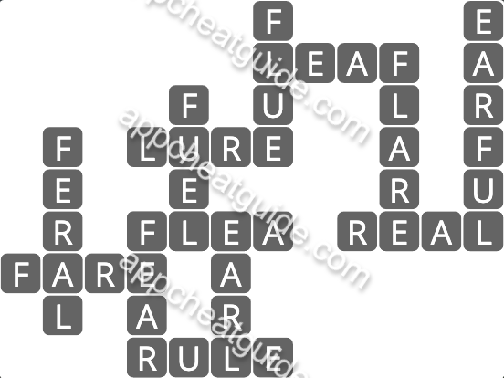 Wordscapes 1456 Ray 16 Woodland image answer