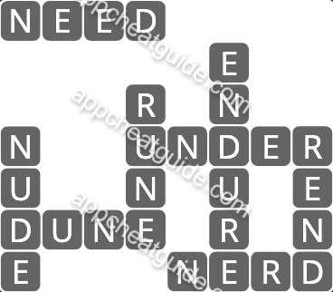 Wordscapes 1490 Brook 2 Woodland image answer