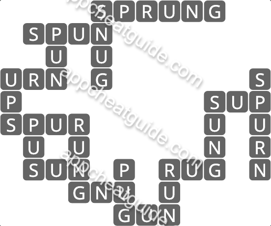 Wordscapes 1493 Brook 5 Woodland image answer