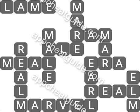 Wordscapes 154 Pillar 10 Canyon image answer