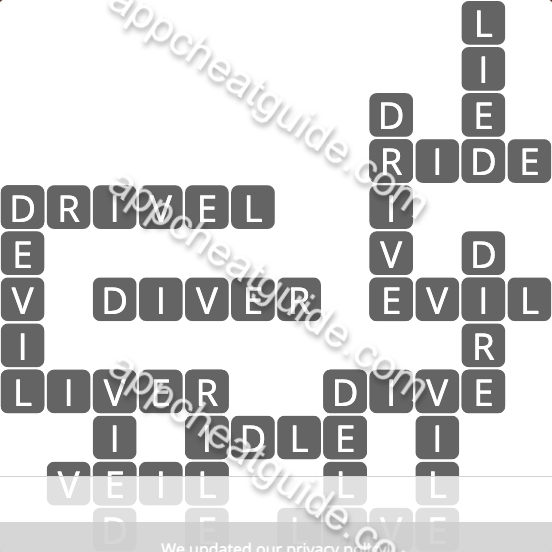 Wordscapes 1608 White 8 Frost image answer