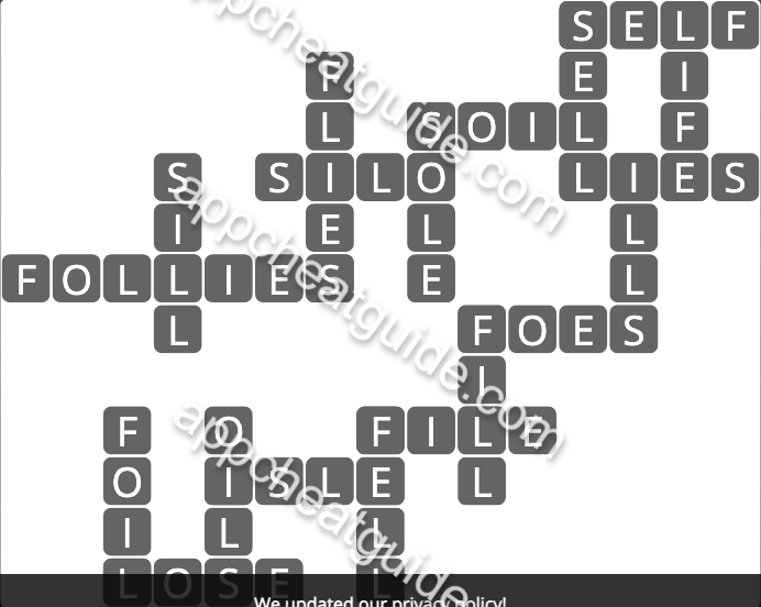 Wordscapes 1680 Shine 16 Frost image answer