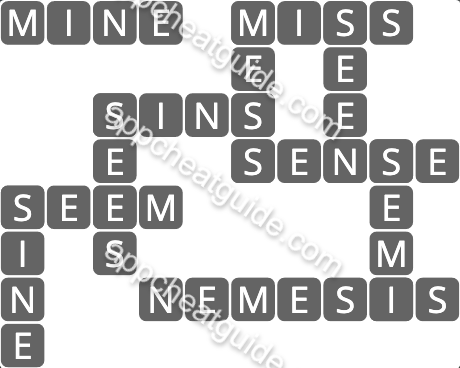 Wordscapes 1768 Climb 8 Hills image answer