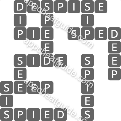 Wordscapes 1811 Below 3 Hills image answer