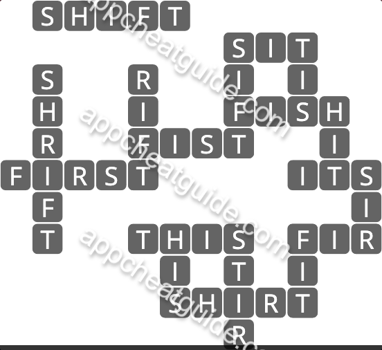 Wordscapes 1845 Ray 5 Mist image answer