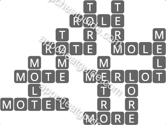 Wordscapes 1854 Ray 14 Mist image answer