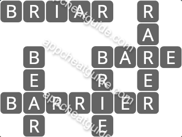 Wordscapes 1890 Brook 2 Mist image answer