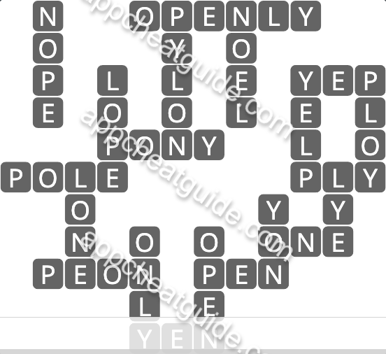 Wordscapes 1957 Serene 5 Formation image answer