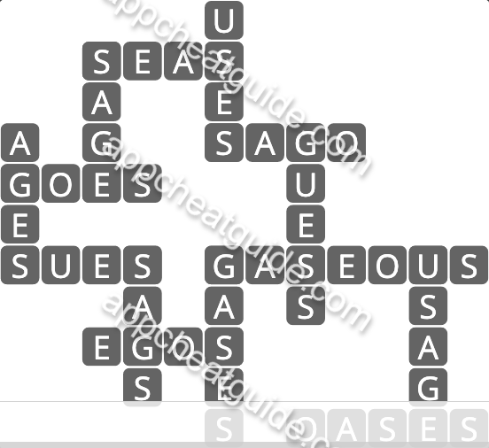 Wordscapes 1960 Serene 8 Formation image answer