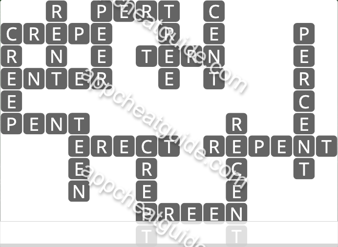 Wordscapes 1964 Serene 12 Formation image answer