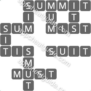 Wordscapes 2439 Calm 7 Tide image answer