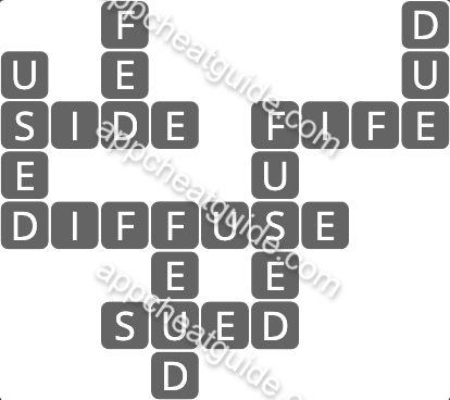 Wordscapes 2443 Calm 11 Tide image answer