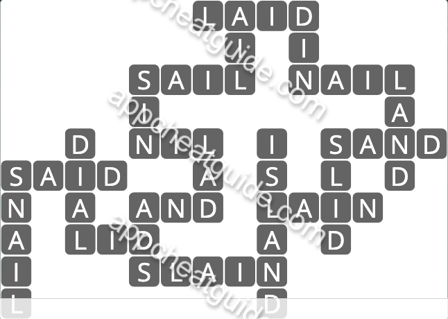Wordscapes 2471 Float 7 Tide image answer