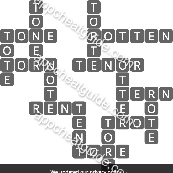 Wordscapes 2528 Hole 16 Passage image answer