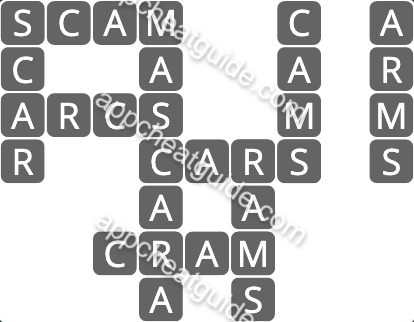 Wordscapes 2605 Lake 13 Air image answer