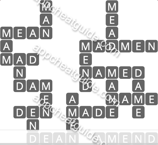 Wordscapes 2835 Light 3 Ice image answer