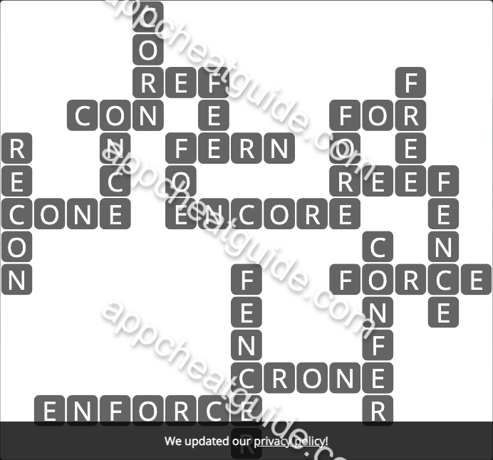 Wordscapes 3024 Oak 16 Fall image answer