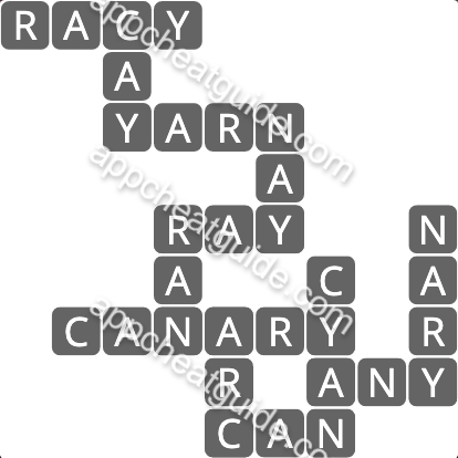 Wordscapes 3161 Far 9 Rows image answer