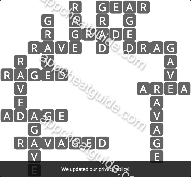 Wordscapes 3376 Below 16 Precipice image answer