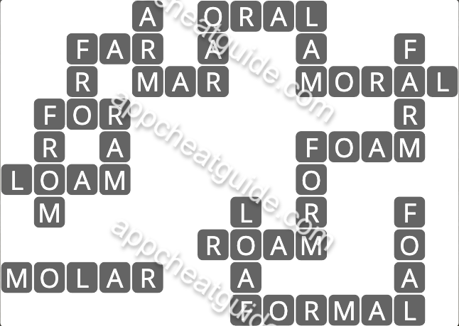 Wordscapes 3570 Ripple 2 Reflect image answer