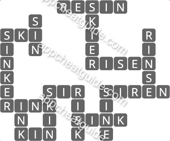 Wordscapes 412 Chill 12 Winter image answer