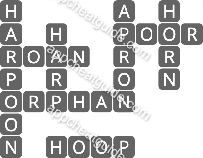 Wordscapes 4215 Pass 7 Ravine image answer