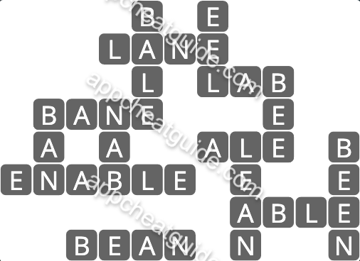 Wordscapes 4217 Pass 9 Ravine image answer